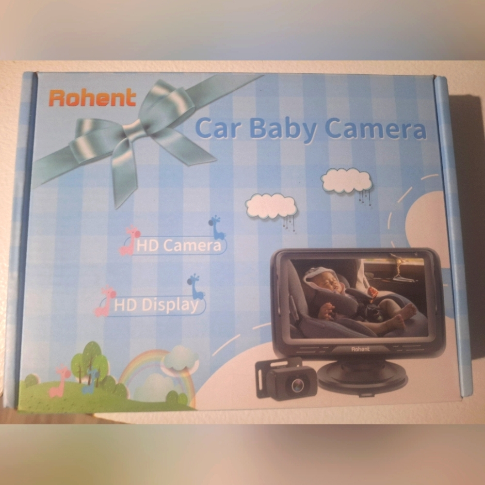 Rohent Car Baby Camera with HD Display - New in box